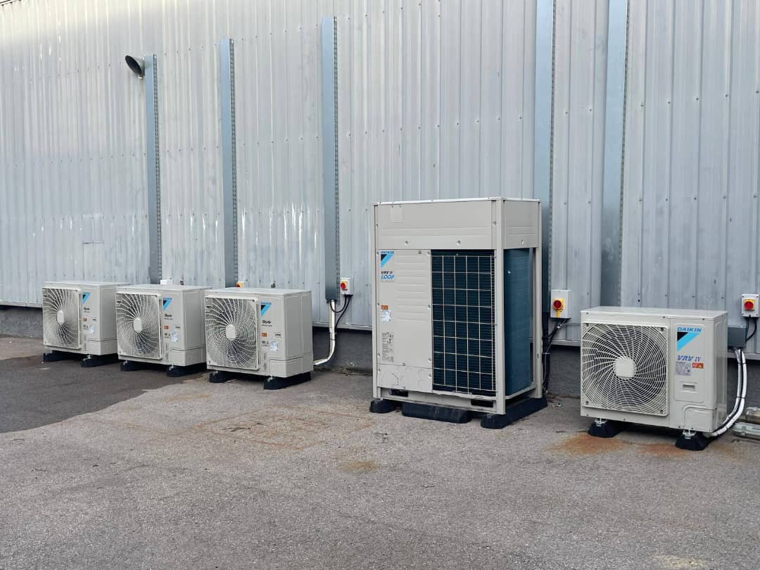 Unités de climatisation VRV installées par Coldci